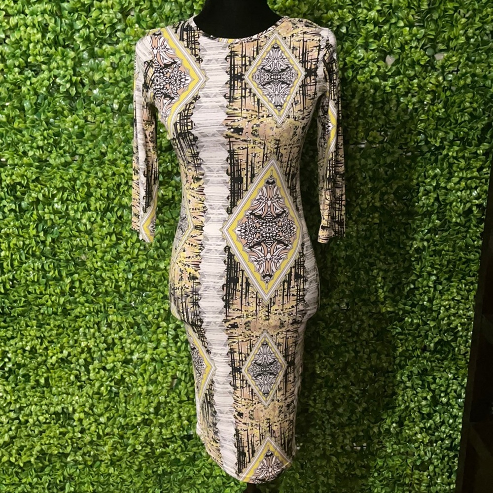 Abstract Print River Island MIDI Dress
